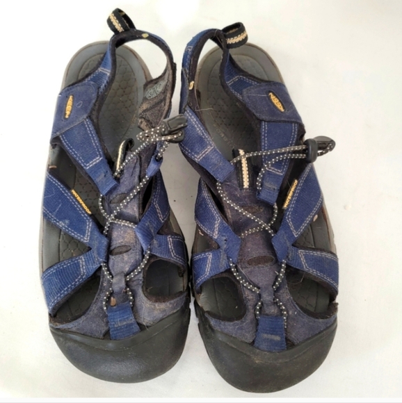 Keen Outdoor Blue Sandals Men 10.5 - Picture 1 of 4